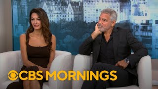 George and Amal Clooney talk first impressions of each other [upl. by Rexer926]