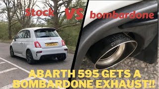 ABARTH 595  Marelli Bombardone 20 exhaust Sound Comparison [upl. by Brodsky]