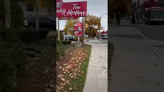 This Tim Hortons branch is no more at Overlea Boulevard toronto travel timhortons [upl. by Earised]