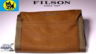 Filson Oil Tin TriFold Wallet in 4K UHD VIDEO [upl. by Indihar]