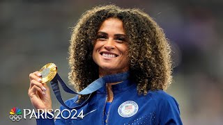 Sydney McLaughlinLevrone awarded recordbreaking gold medal  Paris Olympics  NBC Sports [upl. by Atikahc]