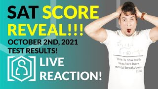 SAT Score REACTION and REVEAL See how Huzefa did on the October 2nd 2021 SAT [upl. by Nevar]