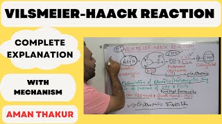 VILSMEIERHAACK REACTION II Complete Explanation With Mechanism organicreaction namereactions [upl. by Eiramnna455]