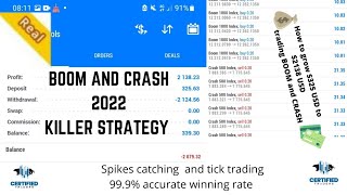 Boom and Crash scalping killer Strategy 2022 ichimoku cloud step by step beginners and pro traders [upl. by Assetnoc194]