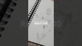 toji drawing anime art shorts youtubeshorts viralvideo trending fyp video draw [upl. by Eintroc]