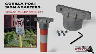 Installing Options For Gorilla Post Delineator Signs 2019 [upl. by Carie]