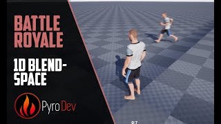 Battle Royal Series  Blendspace 1D replicated UE4 [upl. by Milon259]