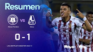 Alianza Petrolera vs Tolima resumen y goles  Liga BetPlay Dimayor 2023 2  Fecha 18 [upl. by Ojahtnamas515]