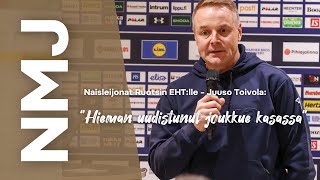 Naisleijonat Ruotsin EHTturnaukseen marraskuussa – Juuso Toivola ”Uudistunut joukkue kasassa” [upl. by Odlawso]