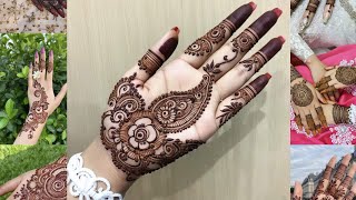 Bridal Back Hand Mehndi Designs 2024 [upl. by Clea]