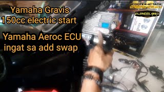 YAMAHA AEROX ECU  YAMAHA GRAVIS 150CC [upl. by Kamaria]