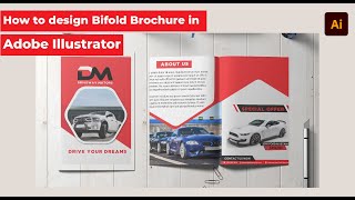 How to design a Bifold Brochure in Adobe Illustrator [upl. by Wandy88]