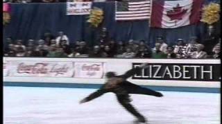 Elvis Stojko CAN  1994 World Figure Skating Championships Mens Free Skate [upl. by Liamsi]