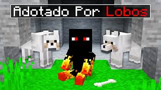 Fui ADOTADO por LOBOS no Minecraft [upl. by Ilonka373]