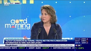 Marylise Léon CFDT  quotActe IIquot du marché du travail les inquiétudes de la CFDT [upl. by Rangel164]