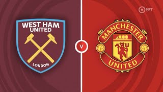 United vs West Ham details [upl. by Airdnala]