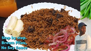 How to cook PILAU  How to cook pilau with meat  Pilau rice recipe  PILAU Swahili Goat Pilau [upl. by Asilet]