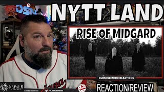 NYTT LAND  Rise Of Midgard  Napalm Records  OLDSKULENERD REACTION [upl. by Primaveras]