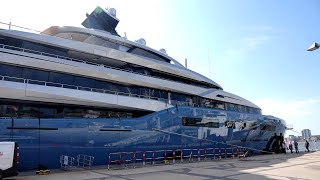 GigaYacht quotAvivaquot in Hamburg 2022 [upl. by Ylhsa]