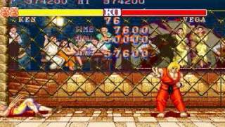 Street Fighter II Ken All Perfect 22 [upl. by Aanas187]