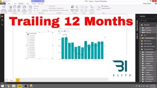 DAX for Power BI  Last 12 Months from Selected Date Trailing 12 Months TTM [upl. by Ahsinyt]