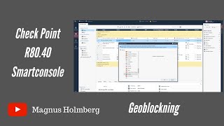 Check Point Basics R8040  SmartConsole Part05  Geoblocking [upl. by Keifer298]