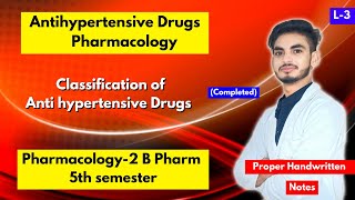 L3। U1। Anti hypersensitive drugs pharmacology। B Pharm 5th semester। Classification amp Use। [upl. by Dolly934]