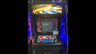 Asteroids Arcade Game Cabinet gaming arcadegame coinopgame videogame asteroids [upl. by Bernadine]