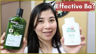 Current Shampoo amp Conditioner para sa Scalp treatment  Avalon Organics Tea Tree amp SebaMed  Tagalog [upl. by Aseefan]