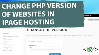 How to Change PHP Version in iPage Hosting  Website  Update PHP [upl. by Onitsuaf]