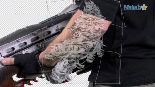 Photoshop Tutorial  Add a Tattoo [upl. by Samid]