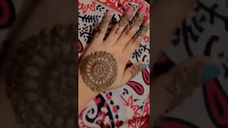 simple mehndi design 2024 newshortsytshots [upl. by Eirollam]