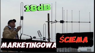 MARKETINGOWA ŚCIEMA testy anten MUX8 PION najmocniejsza antena VHF TV Republika  konkurs XMUX [upl. by Tade]