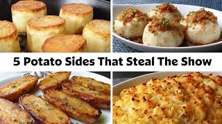 5 Delicious Potato Side Dishes  Food Wishes [upl. by Irik]