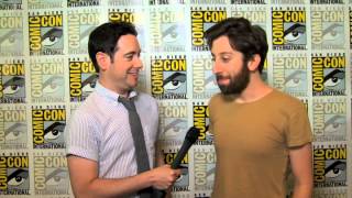 ComicCon 2012  Simon Helberg Interview [upl. by Sukhum455]