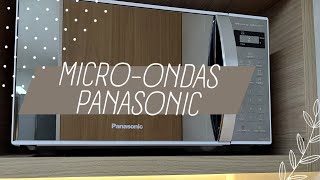 Microondas Panasonic  Branco 21 litros [upl. by Dowski]