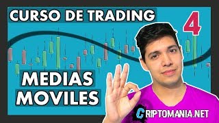 Curso de Trading PREDECIR EL PRECIO  MEDIAS MÓVILES  Criptomonedas Clase 4 [upl. by Anitaf]