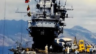 USS Bon Homme Richard 1967 At US Naval Base Sasebo Japan  USS Annapolis GMR1  USS Piedmont AO17 [upl. by Thatch]