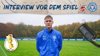 „Wir wollen unbedingt eine Runde weiterkommen“ 💬  Phil Harres vor dem Pokalspiel beim 1 FC Köln [upl. by Mimajneb189]