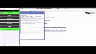 Warenwirtschaft WKS mobiles Ticket App Zeiterfassung [upl. by Yevette176]
