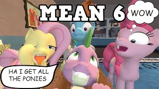 THE MEAN 6 WTF MY LITTLE PONY RIDE COMIC DUBS [upl. by Brote]