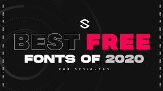 Best Free Fonts for Designers 2020 [upl. by Uni]