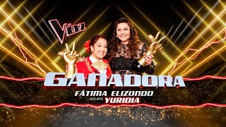 ¡Yuridia y Fátima Elizondo son las ganadoras de La Voz 2022  La Voz 2022 [upl. by Swane562]