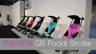 NEW GB Pockit Stroller From ABC Kids Expo 2015 [upl. by Hevak803]