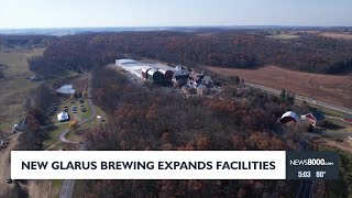 New Glarus Brewing expands facilities [upl. by Oyr]