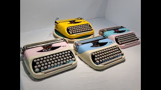 Custom Royal Royalite Typewriters Compared with other Ultra Portable Models [upl. by Ainak]