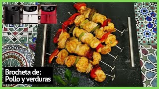 Brochetas en freidora de aire cosori [upl. by Wardieu]