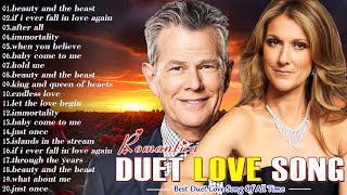 Best Duet Love Songs Male And Female Ever  David Foster James Ingram Peabo Bryson Kenny Rogers [upl. by Ayanad]