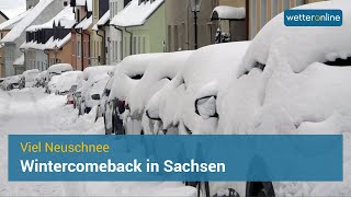 Wintercomeback in Sachsen [upl. by Teemus]