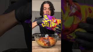 WORLD SPICIEST RAMEN CHALLENGE RED INTENSE REACTION spicy mukbang ramen noodles asmr [upl. by Marcelo]